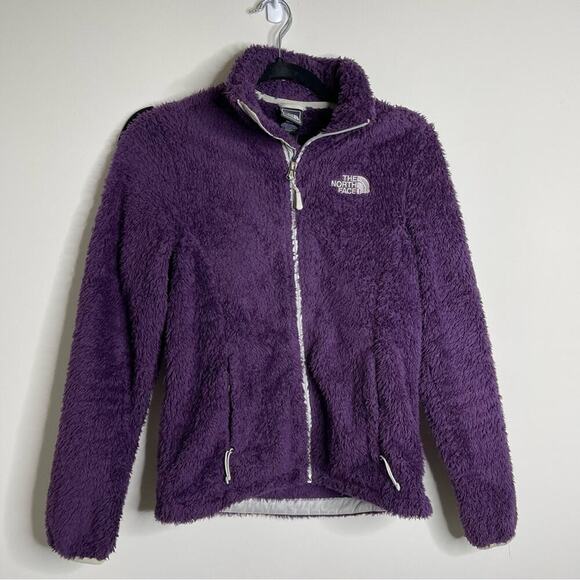 The north Face purple oso women’s fuzzy zip up jacket size‎ XS - Picture 1 of 4